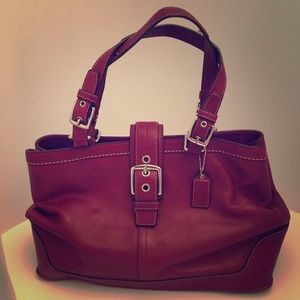 Coach leather satchel